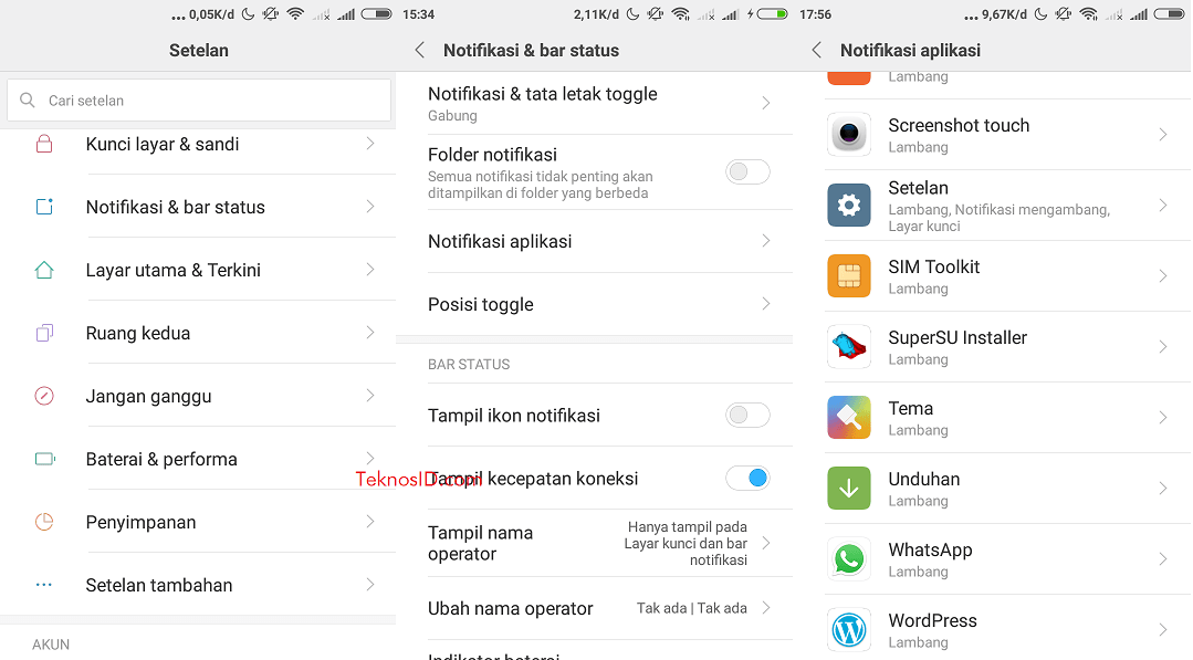 Notifikasi Aplikasi - Xiaomi