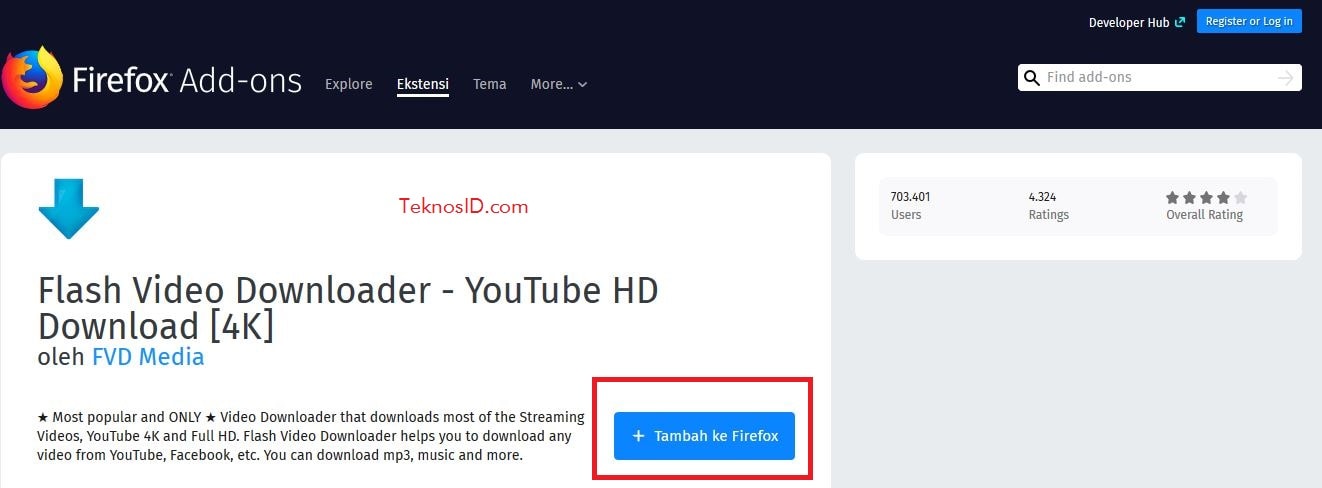 Sekarang buka YouTube dan pilih video mana yang akan di download, Jika suda...