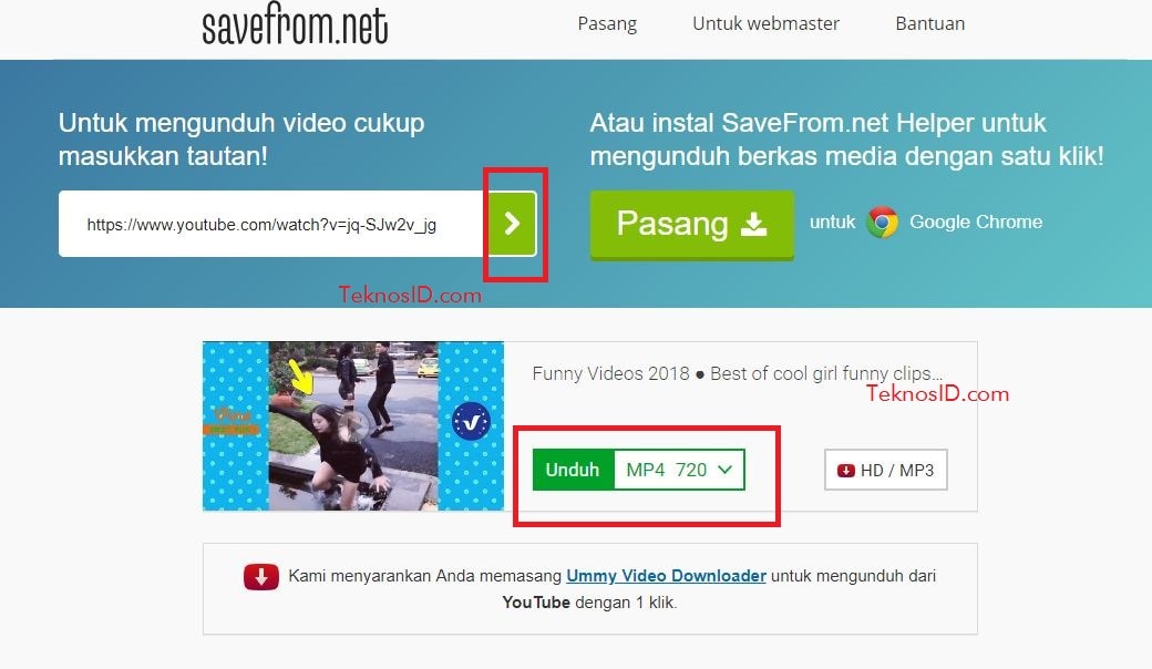 Cara Download Video YouTube, Pada PC / Laptop TeknosID