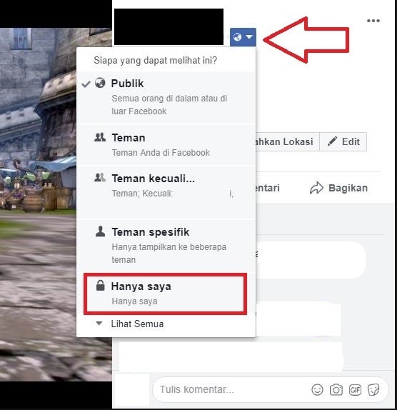 Cara Atur Privasi / Sembunyikan Album Foto di Facebook TeknosID