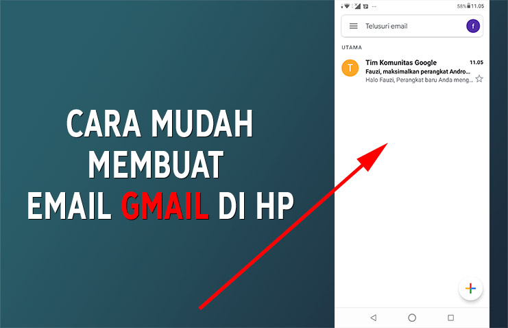 Cara membuat email baru