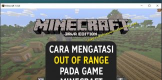 Cara mengatasi out of range minecraft