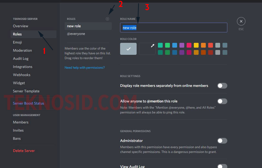 Cara Membuat Mengatur Dan Mengelola Discord Server Teknosid